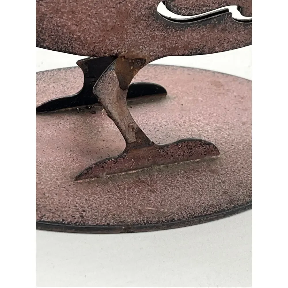 Target Brand 2008 Small Metal Quail 7”x7” Outdoor Decor Home Rustic Farmhouse